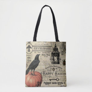 TOTE BAG CORNEILLE ET CITROUILLE VINTAGES MODERNES DE