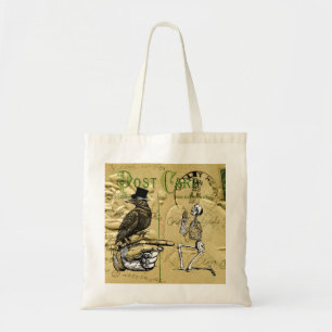 Tote Bag Corneille et squelette