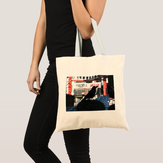 Tote Bag Corneille japonaise (Devant (produit))