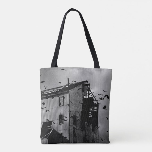 Tote Bag Corneilles urbaines (Dos)