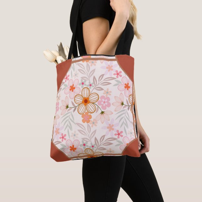 Tote Bag Cornerstone Blossom Orange (De près)