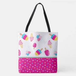 Tote Bag Cornets de crème glacée, parfaits, et barres
