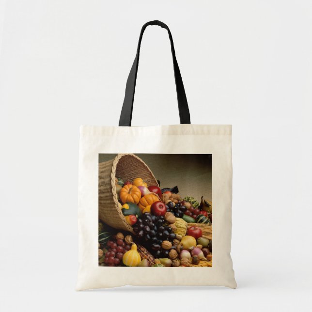 Tote Bag Cornucopia, Corne de l'abondance (Devant)