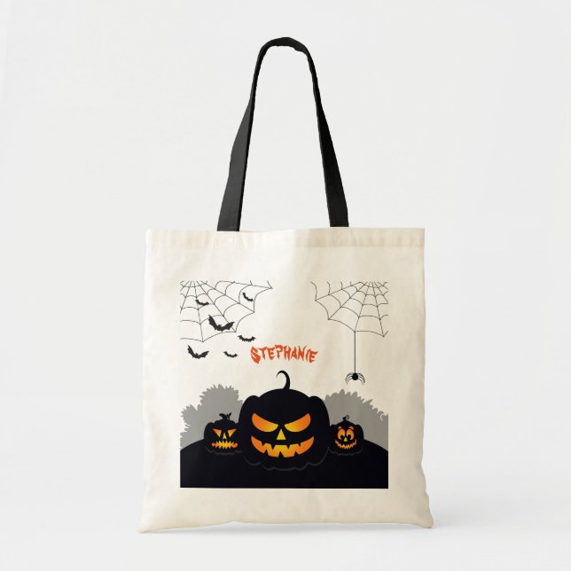 Tote Bag Correctif Citrouille inactif (Devant)