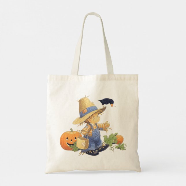 Tote Bag Correctif Citrouille vintage (Dos)