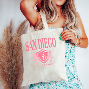 Tote Bag Correspondance branchée San Diego Beach Bacheloret
