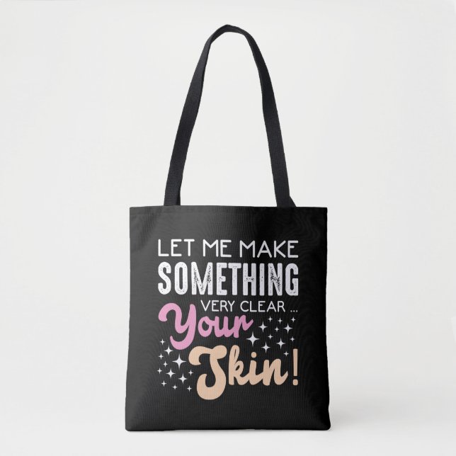 Tote Bag Cosmetician Cosmetician, artiste, s'occupe de la p (Devant)