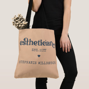 Tote Bag Cosmetologue Esthéticien Personnalisé Beautician