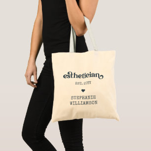 Tote Bag Cosmetologue Esthéticien Personnalisé Beautician