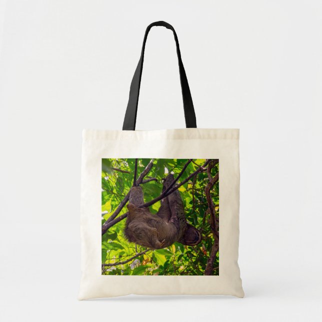 Tote Bag Costa Rica - Happy Lazy Sloth, Antonio Manuel NP (Devant)