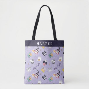 Tote Bag Costume de chat Spider Web Personnalisé Trick ou t