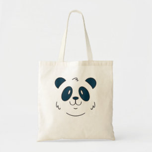 Tote Bag Costume de visage de l'ours de Panda Halloween
