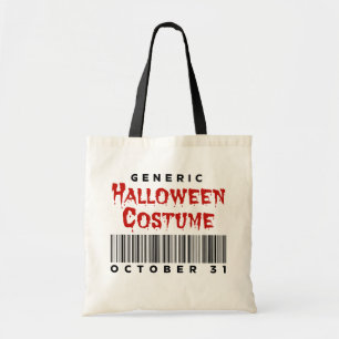 Tote Bag Costume d'Halloween Générique Code-Barres 31 octob