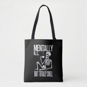 Tote Bag Costume d'Halloween Malade Mental Mais Totalement 