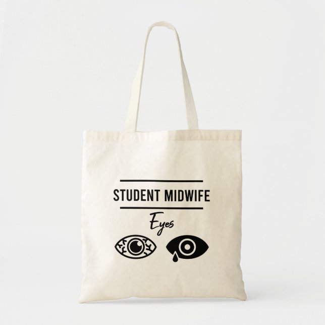 Tote Bag Costume d'infirmière sage-femme Midwifery Drôle ca (Devant)