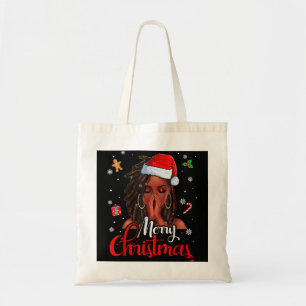 Tote Bag Costume noir africain américain Noël Père Noël Mel
