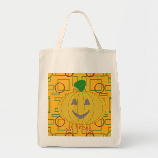 Tote Bag Costume orange Design Tous les traitements NoTrick (Devant)