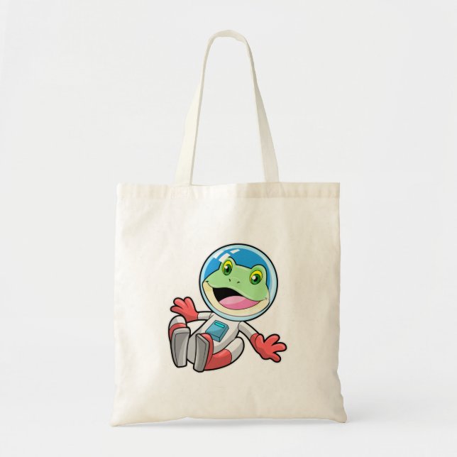 Tote Bag Costume spatial de l'astronaute de grenouille (Devant)