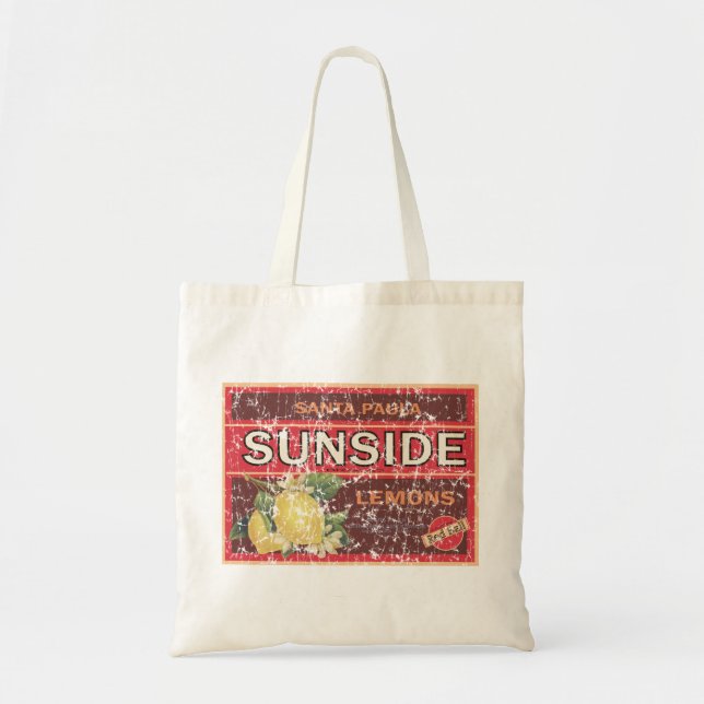 Tote Bag Côté soleil - en détresse (Devant)