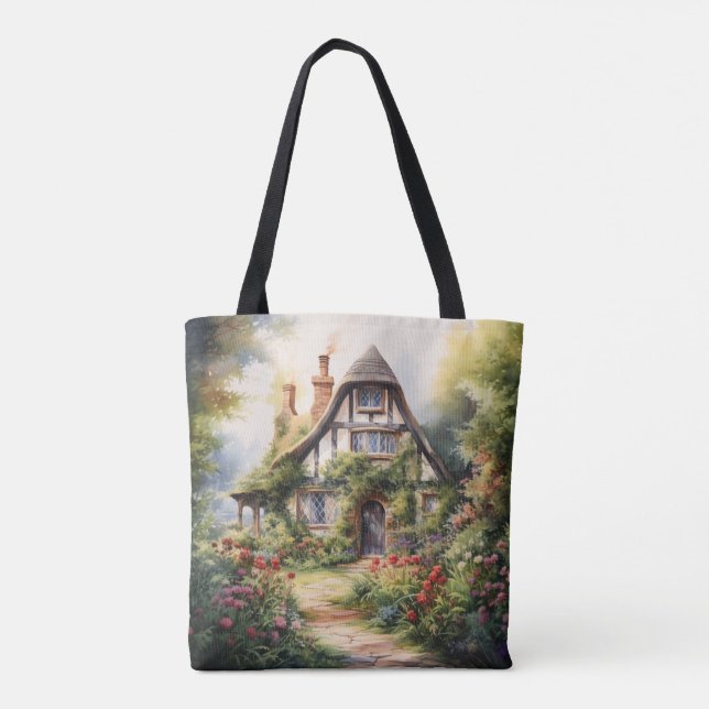 Tote Bag Cottage anglais (Dos)