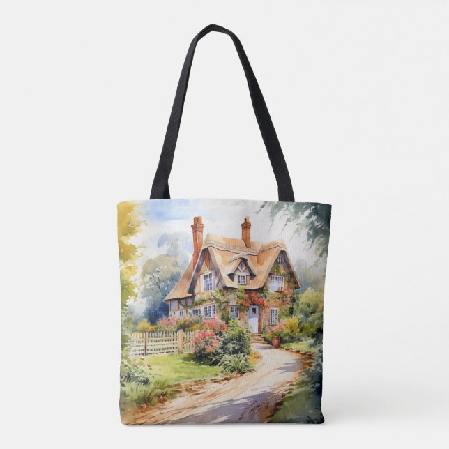 Tote Bag Cottage anglais (Dos)