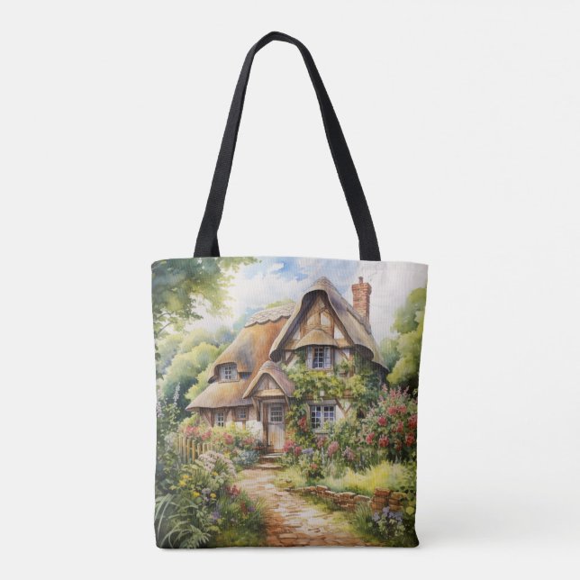 Tote Bag Cottage anglais (Dos)