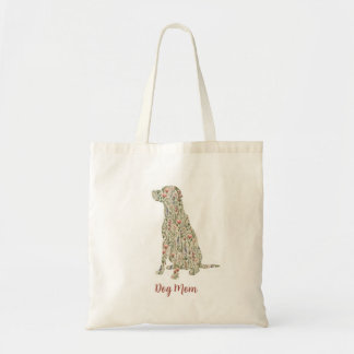 Tote Bag Cottagecore Labrador Retriever Wildflower Dog Mom
