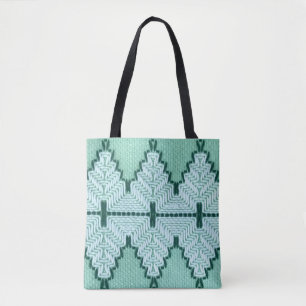 Tote Bag Couchage en fil textile rétro, pulsation graphique