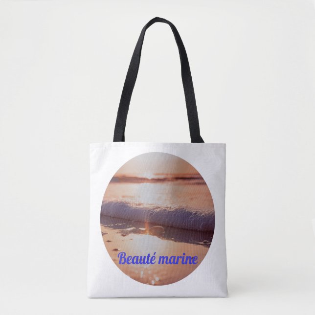 Tote Bag Couche de soleil beauté marine (Devant)