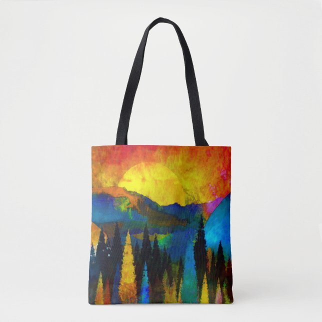 Tote Bag Coucher de soleil (Devant)