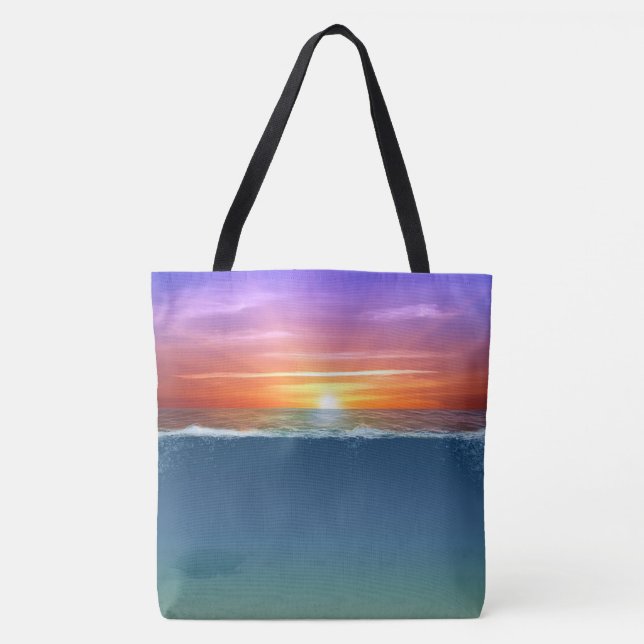 Tote Bag Coucher de soleil (Devant)