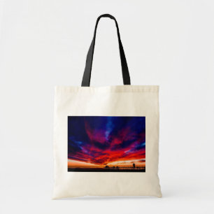 Tote Bag Coucher de soleil à la jetée, Huntington Beach, CA