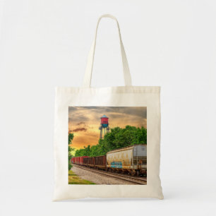 Tote Bag Coucher de soleil à la vapeur urbaine