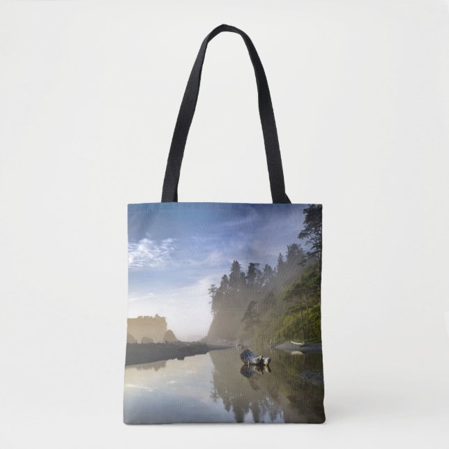 Tote Bag Coucher de soleil à Ruby Beach, parc national Olym (Devant)