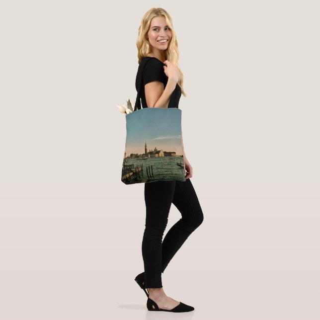 Tote Bag Coucher de soleil à Venise  (Sur le modèle)