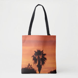 Tote Bag Coucher de soleil Orange Florida sur fourre-tout