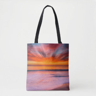 Tote Bag Coucher de soleil Tamarack Beach Carlsbad, CA