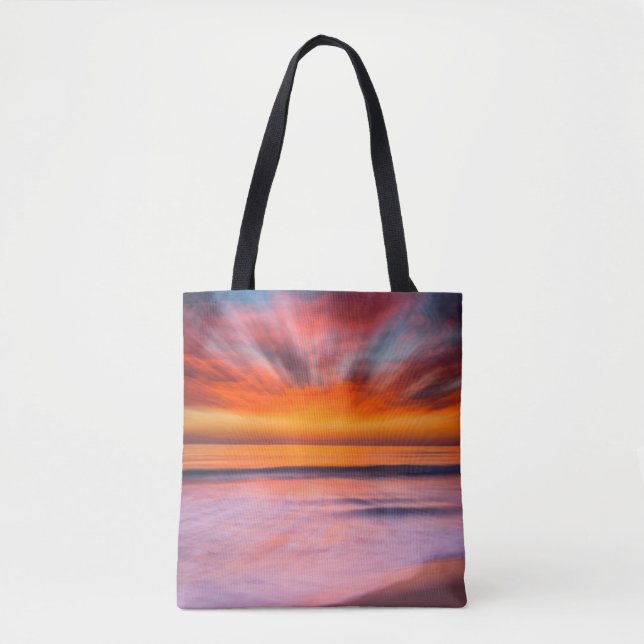 Tote Bag Coucher de soleil Tamarack Beach | Carlsbad, CA (Devant)