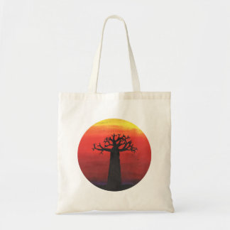 Tote Bag Coucher du soleil de baobab