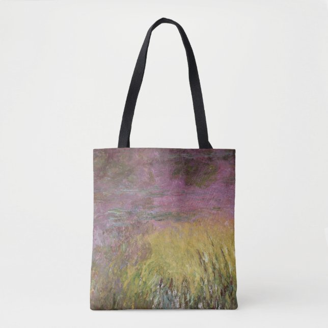 Tote Bag Coucher du soleil de nénuphars de Claude Monet |, (Devant)