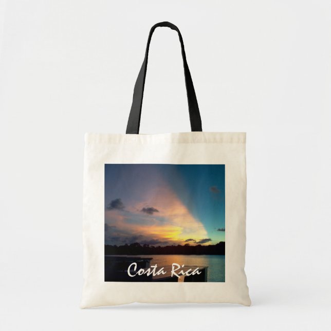 Tote Bag Coucher du soleil de Tortuguero - beau Costa Rica (Devant)