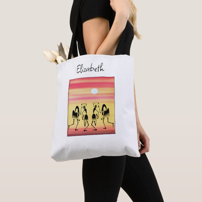 Tote Bag Coucher du soleil doré, Danse romantique (De près)