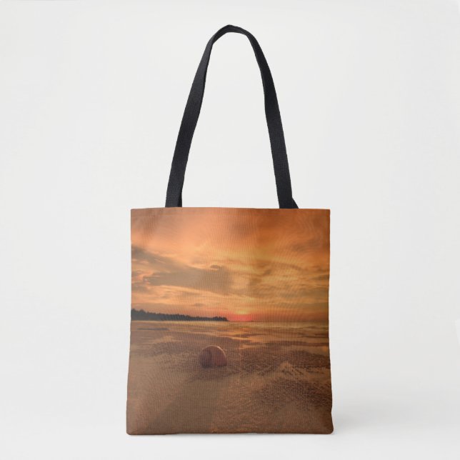 Tote Bag Coucher du soleil sur une plage thaïlandaise (Devant)
