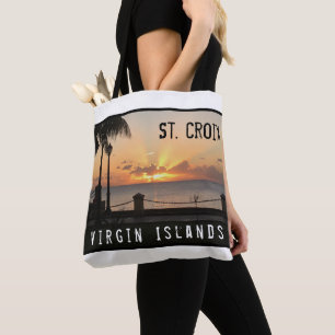 Tote Bag Coucher du soleil tropical des Îles Vierges