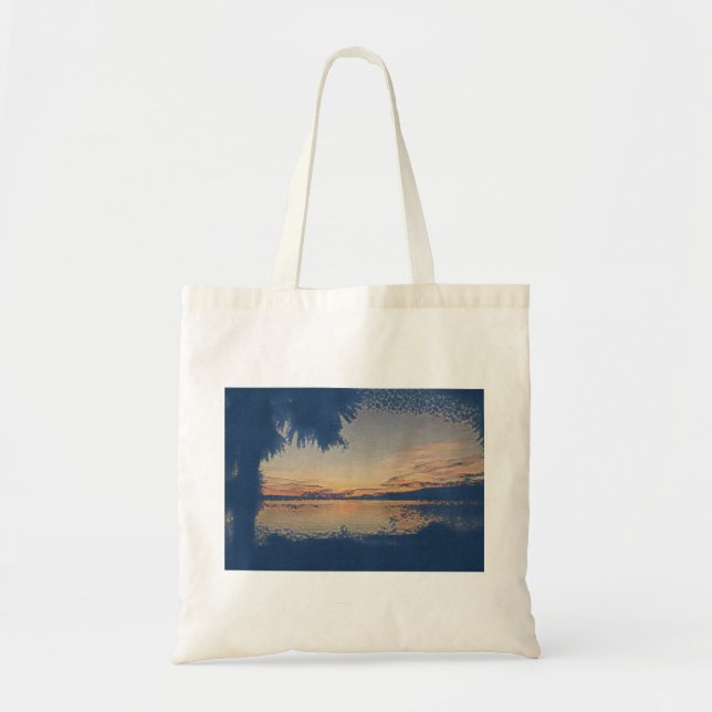 Tote Bag Coucher du soleil tropical Fourre-tout (Devant)