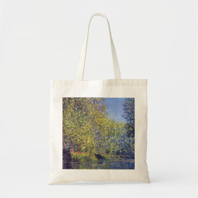 Tote Bag Coude de l'Epte près de Giverny par Claude Monet (Devant)