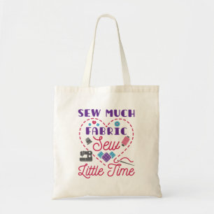 Tote Bag Coudre au-dessus de quelques tissus peu de temps