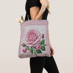 Tote Bag Couette rose