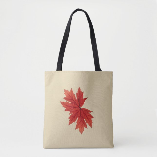 Tote Bag Couleur automne de la feuille d'érable (Devant)