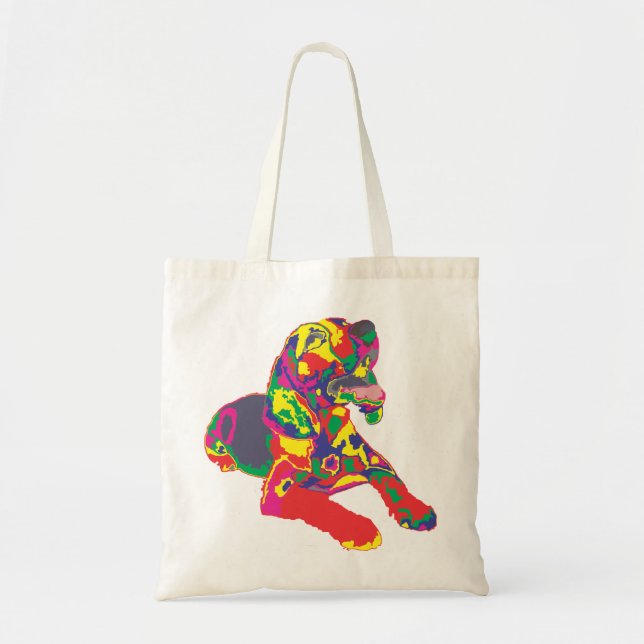 Tote Bag Couleur beagle (Devant)